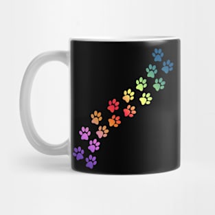 LGBT Rainbow Paws Mug